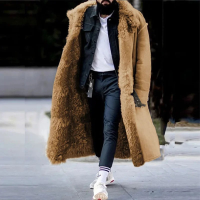 Elegante lange Wintermantel für Männer