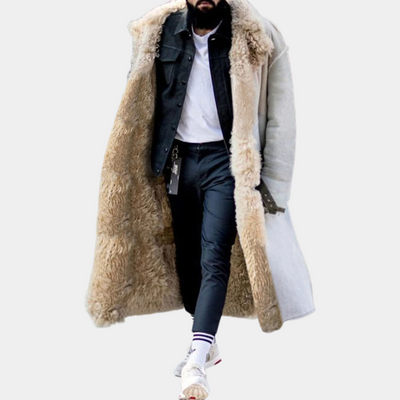Elegante lange Wintermantel für Männer