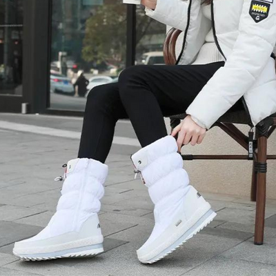 Gesteppte, isolierte Stiefel für Damen