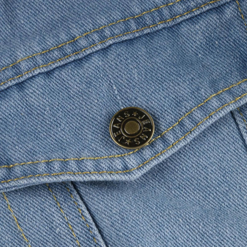 Jeansjacke mit Kunstpelzkapuze für Frauen