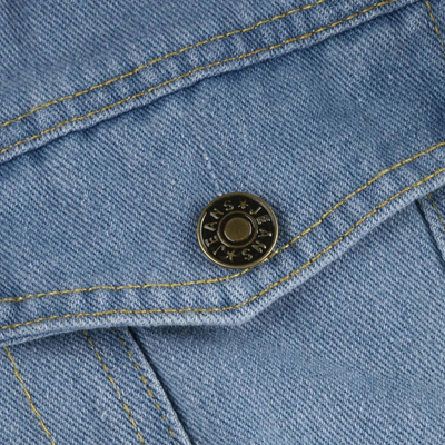 Jeansjacke mit Kunstpelzkapuze für Frauen