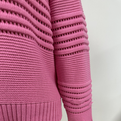 Stylischer Rippenstrickpullover für Frauen