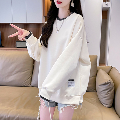 Lässiger Pullover mit Rippstrick für Frauen
