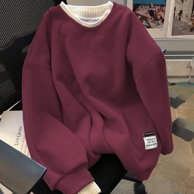 Lässiger Pullover mit Rippstrick für Frauen