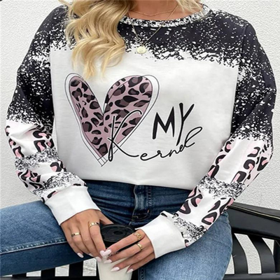Moderner Gemütlicher Strickpullover für Damen