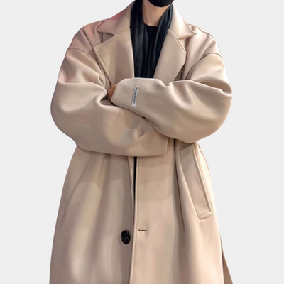 Klassischer Trenchcoat mit Taschen für Herren