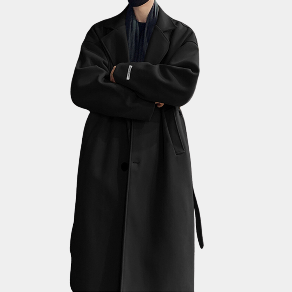 Klassischer Trenchcoat mit Taschen für Herren