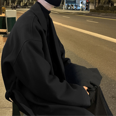 Klassischer Trenchcoat mit Taschen für Herren