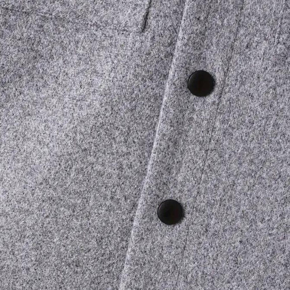 Jacke mit Button-Down-Kragen und Taschen für Männer
