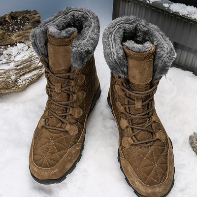 Warme gesteppte Winterstiefel für Männer