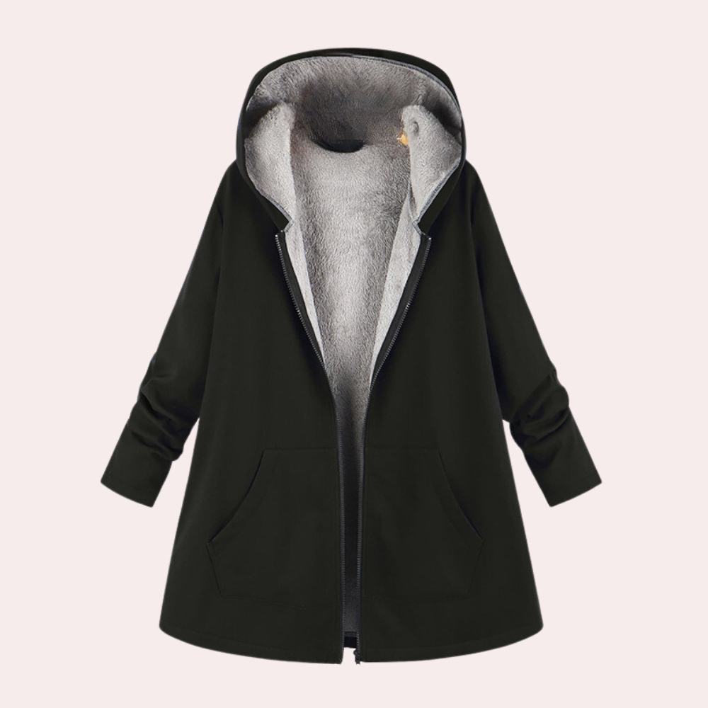 Leichte Kapuzenjacke mit Taschen für Damen
