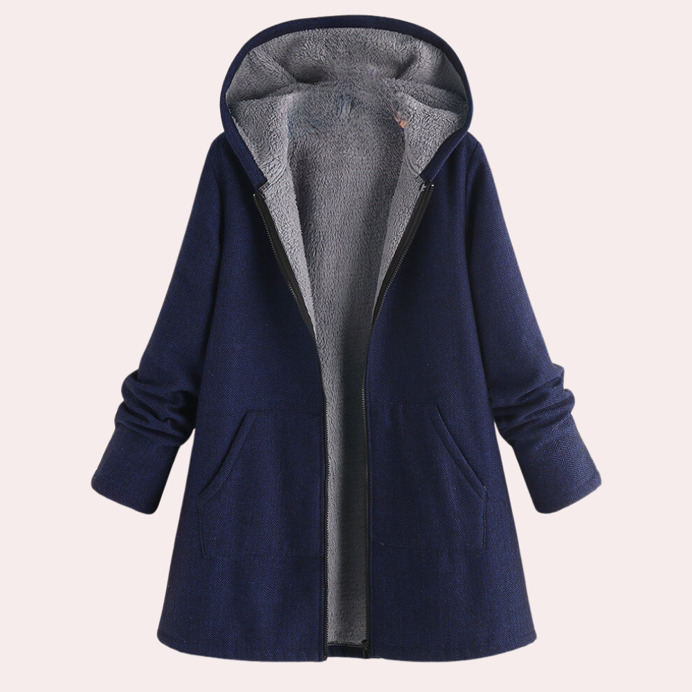 Leichte Kapuzenjacke mit Taschen für Damen