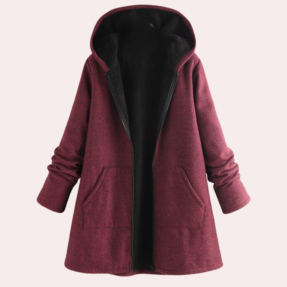 Leichte Kapuzenjacke mit Taschen für Damen