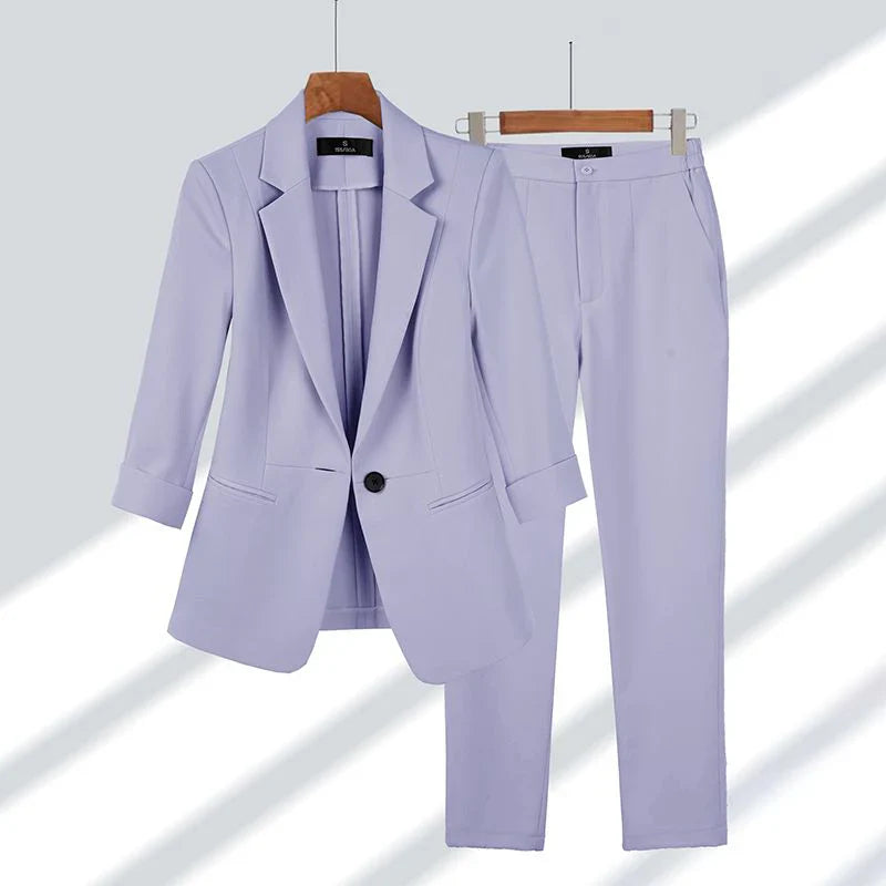 Elegantes Blazer- und Hosenset  - Chrysta