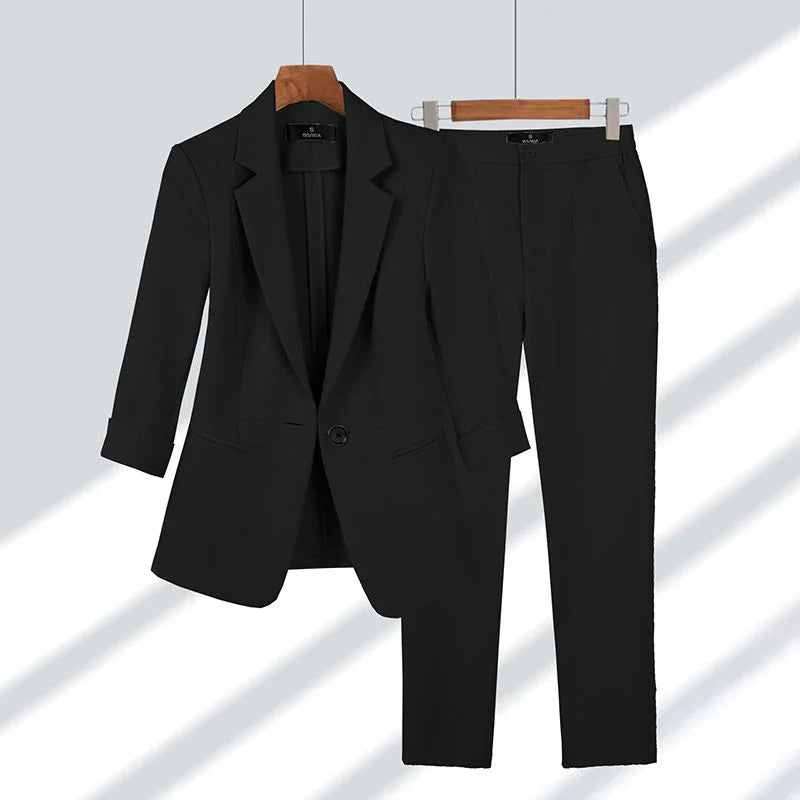 Elegantes Blazer- und Hosenset  - Chrysta