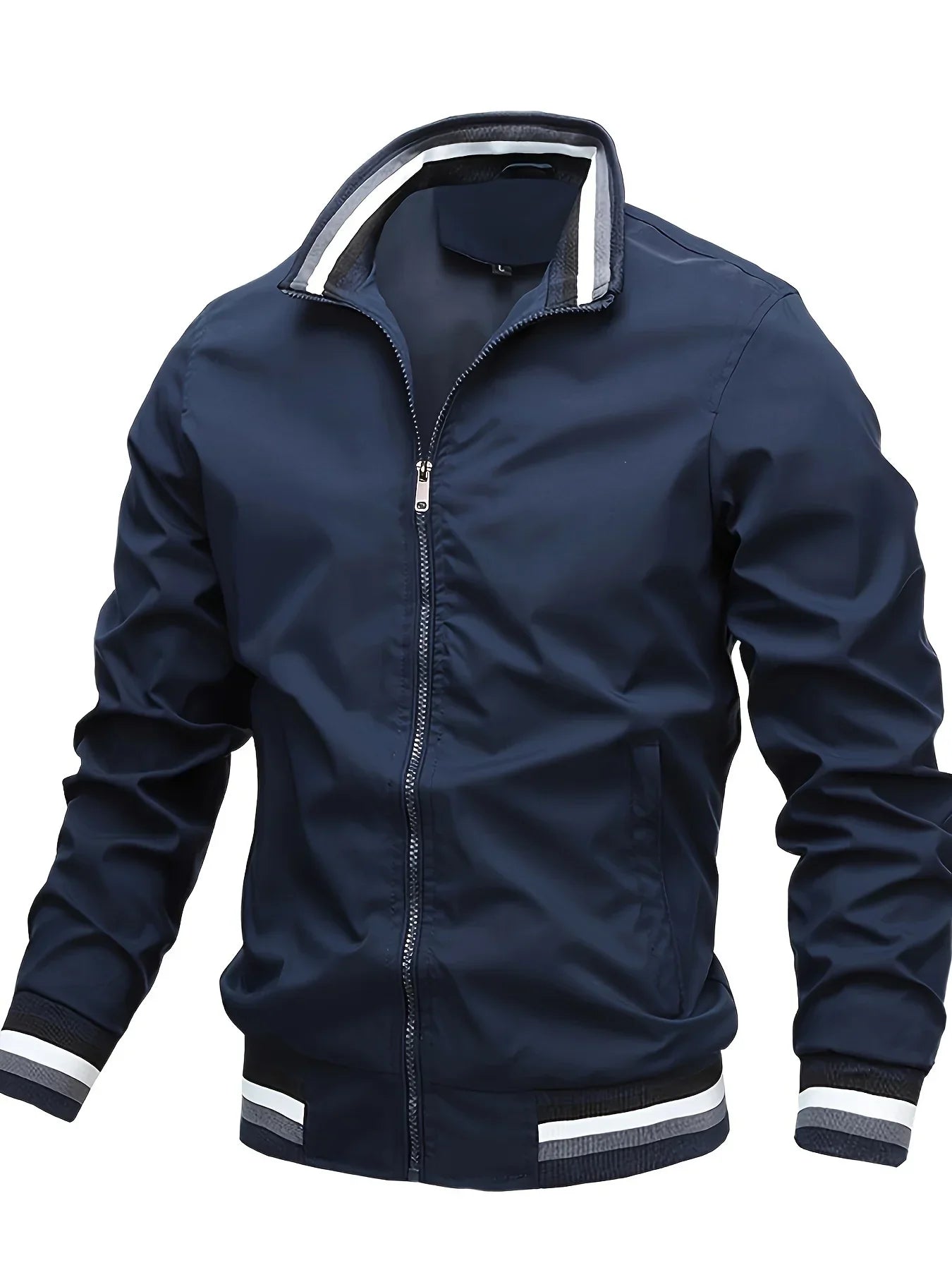Herren Bomber Übergangsjacke mit Kragen - Sportlich & Vielseitig
