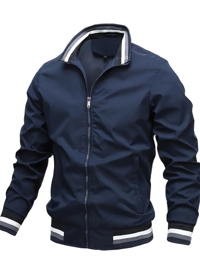 Herren Bomber Übergangsjacke mit Kragen - Sportlich & Vielseitig