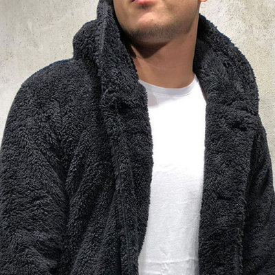 Warmer Fleece Kapuzenpullover für Herren