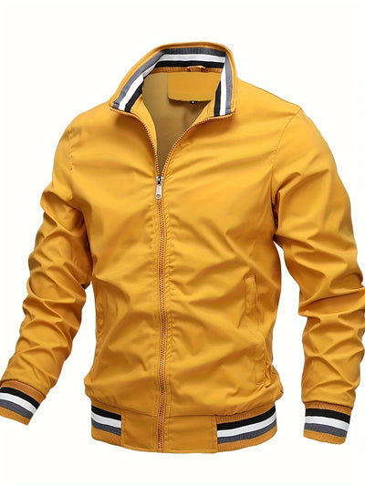 Herren Bomber Übergangsjacke mit Kragen - Sportlich & Vielseitig