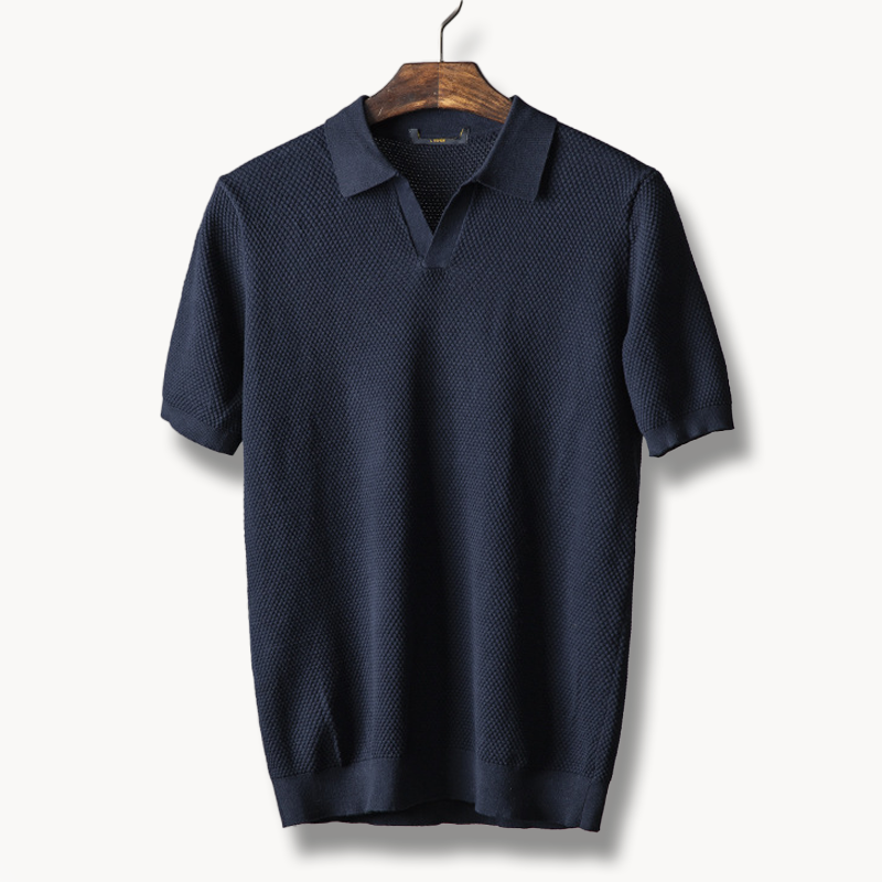 Luxe Herren Poloshirt aus peruanischer Baumwolle