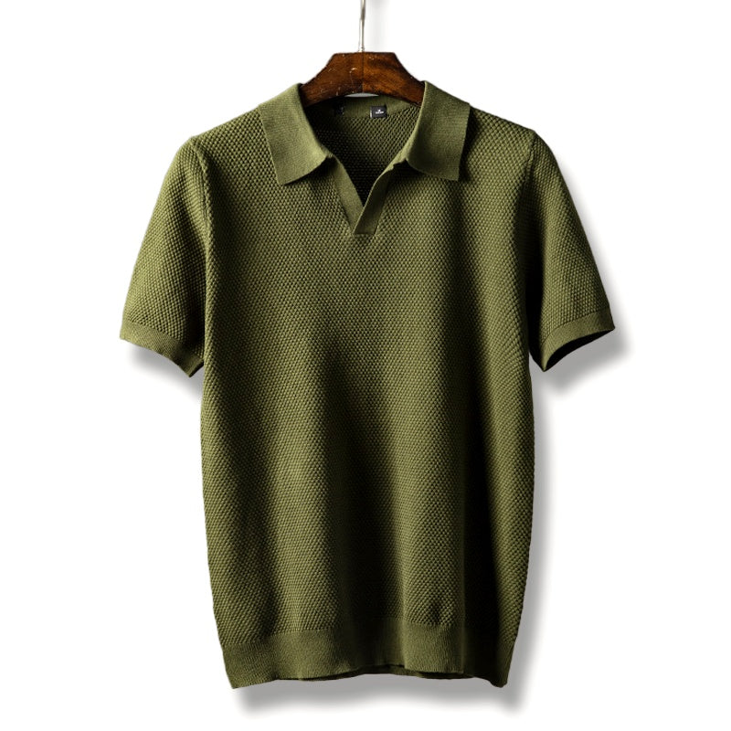 Luxe Herren Poloshirt aus peruanischer Baumwolle