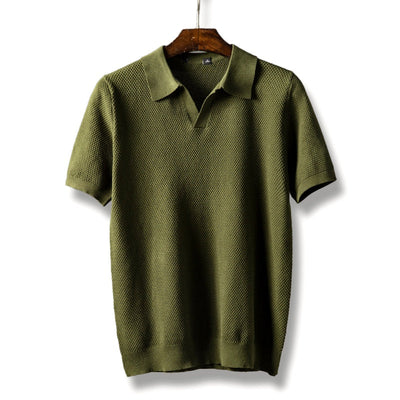 Luxe Herren Poloshirt aus peruanischer Baumwolle
