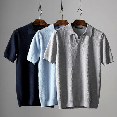 Luxe Herren Poloshirt aus peruanischer Baumwolle