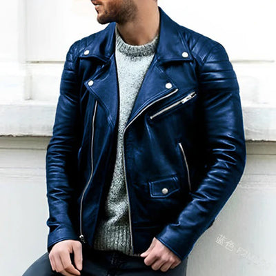Maskuliner Lederjacke für Herren