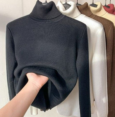 Gemütlicher Rollkragenpullover für Frauen