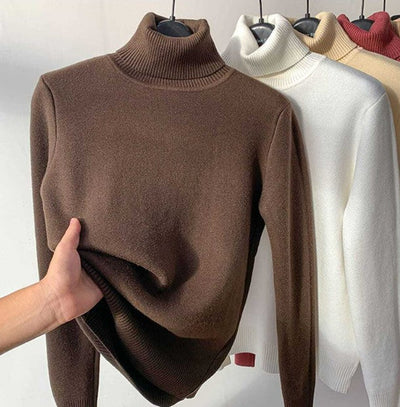 Gemütlicher Rollkragenpullover für Frauen