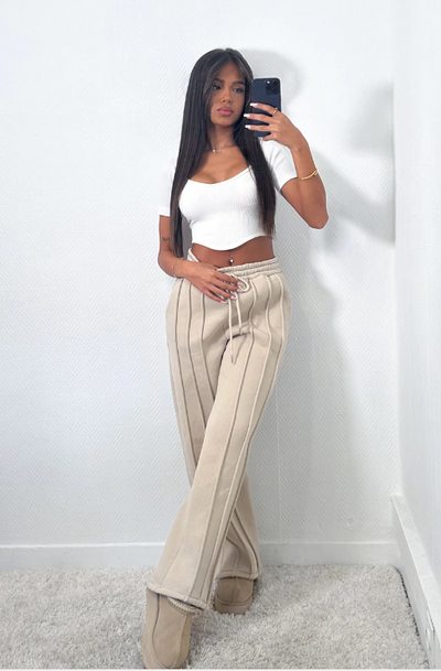 Gestreifte Jogginghose