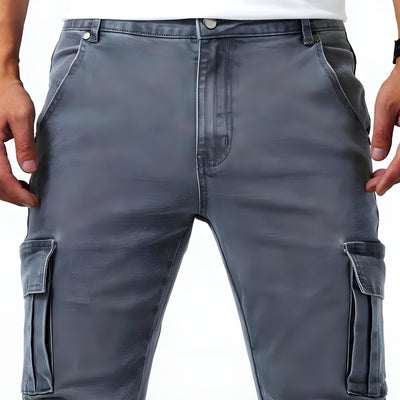 Cargo-Jeans – dehnbar – schmale Passform – Cargohosen – Herrenhosen