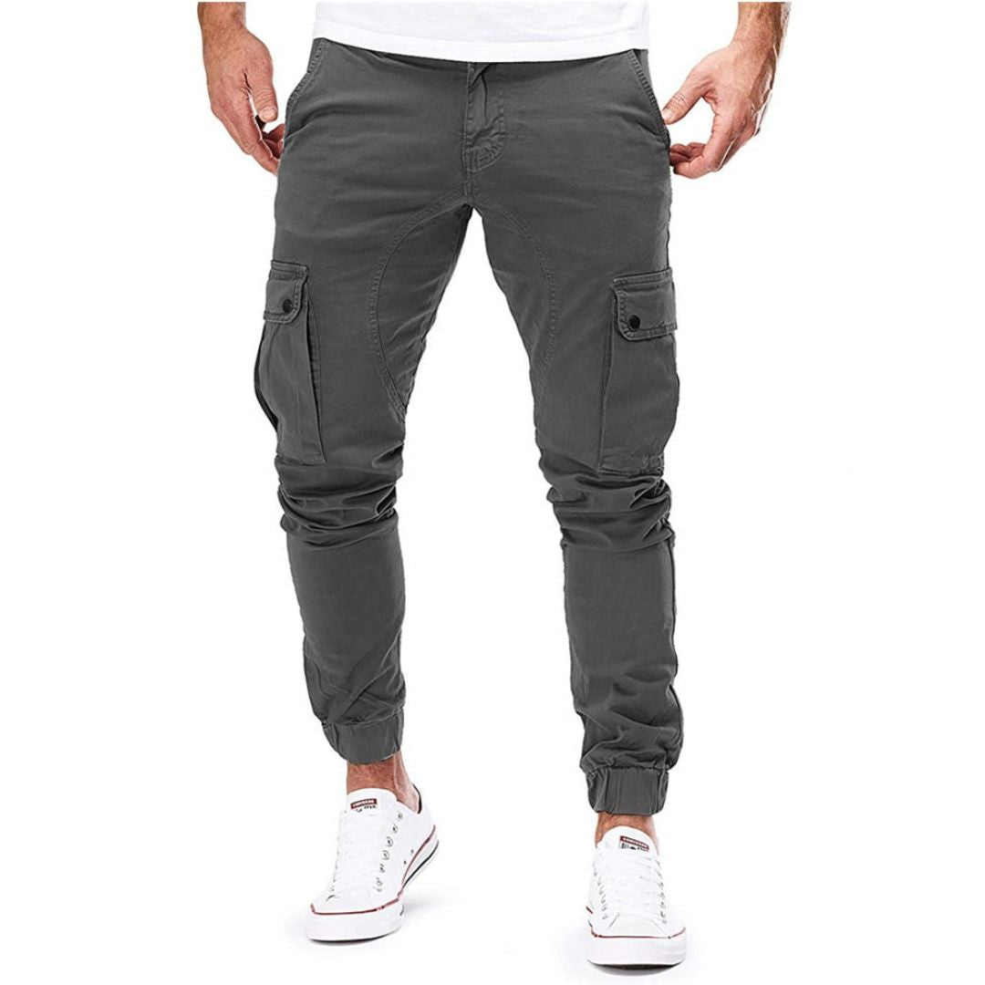 Cargo-Jogger – Stretch-Cargohose für Herren mit schmaler Passform und Taschen