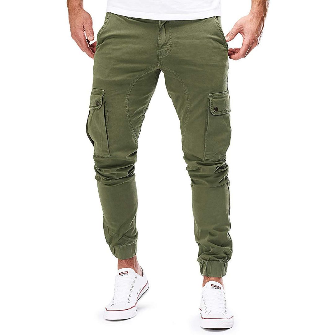 Cargo-Jogger – Stretch-Cargohose für Herren mit schmaler Passform und Taschen