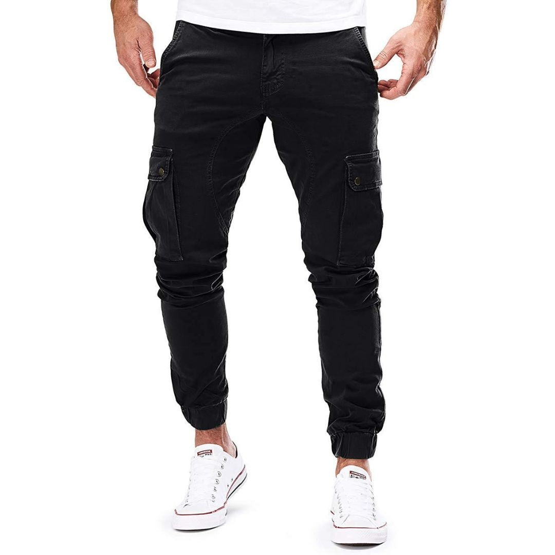 Cargo-Jogger – Stretch-Cargohose für Herren mit schmaler Passform und Taschen
