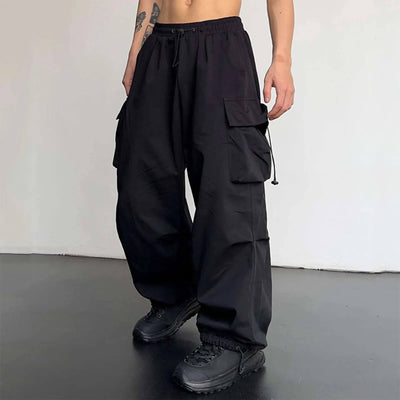Cargohose - Loose Fit - Elastische Taille - Baggy Pants - Herren Cargo Jogger