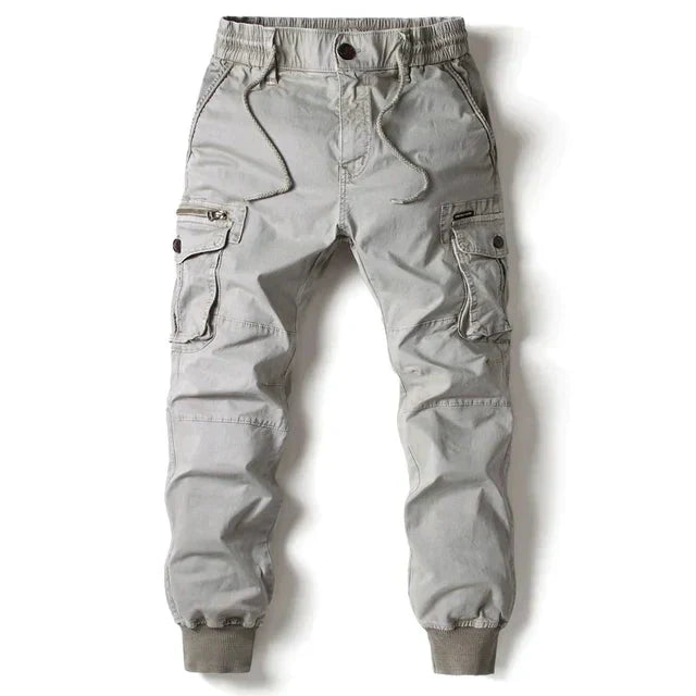 Cargohosen | Kordelzug | Elastische Taille | Herrenhosen | Jogginghosen