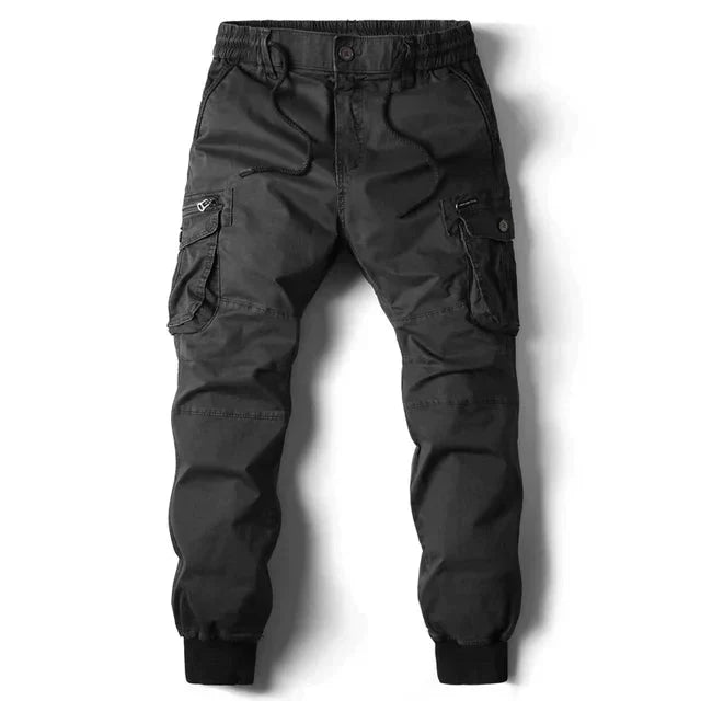 Cargohosen | Kordelzug | Elastische Taille | Herrenhosen | Jogginghosen