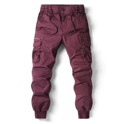 Cargohosen | Kordelzug | Elastische Taille | Herrenhosen | Jogginghosen