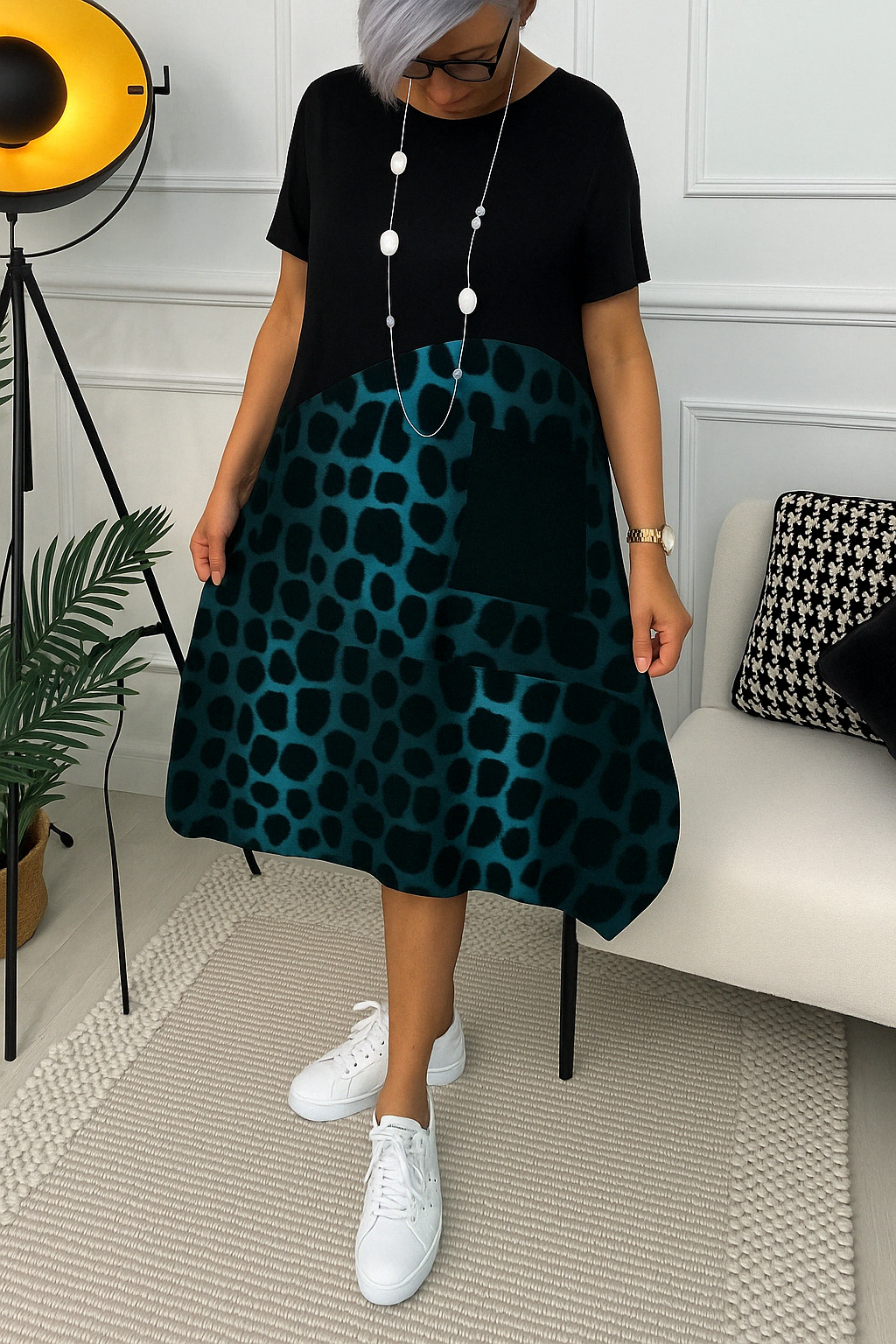 Tineke™ | Elegantes Kleid mit kurzen Ärmeln