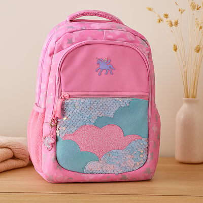 Süßer Rucksack mit Cartoon-Katze und Panda – Kinder-Schultasche für Mädchen mit gepolsterten Trägern