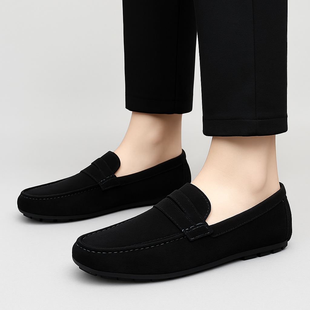 Jersey-Loafer für Herren – Business-Schlupfschuhe