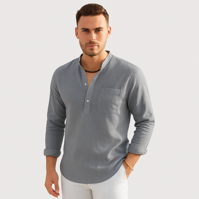 Lendon - Elegantes Leinenhemd für Herren - Sommer Chic