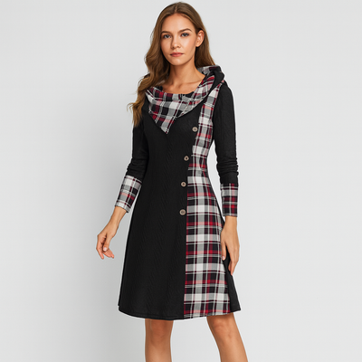 Maribel | Winterjacke mit Kapuze und Kunstfellbesatz