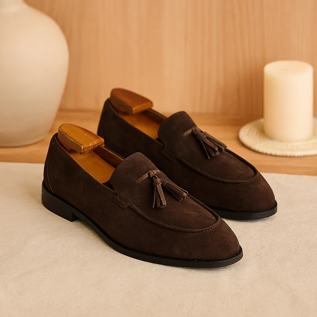 London Wildleder-Loafer – Flexible und stylische Herrenschuhe