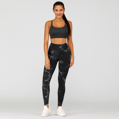 Elegante Marmor-Batik-Yoga-Leggings – Stylische und sportliche Activewear für Damen