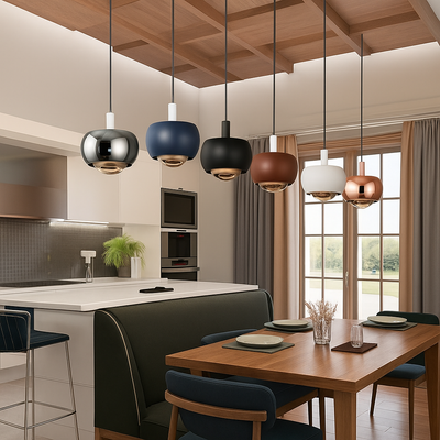 HaloForm – Minimalistische Pendelleuchte mit LED-Licht und elegantem kreisförmigem Design