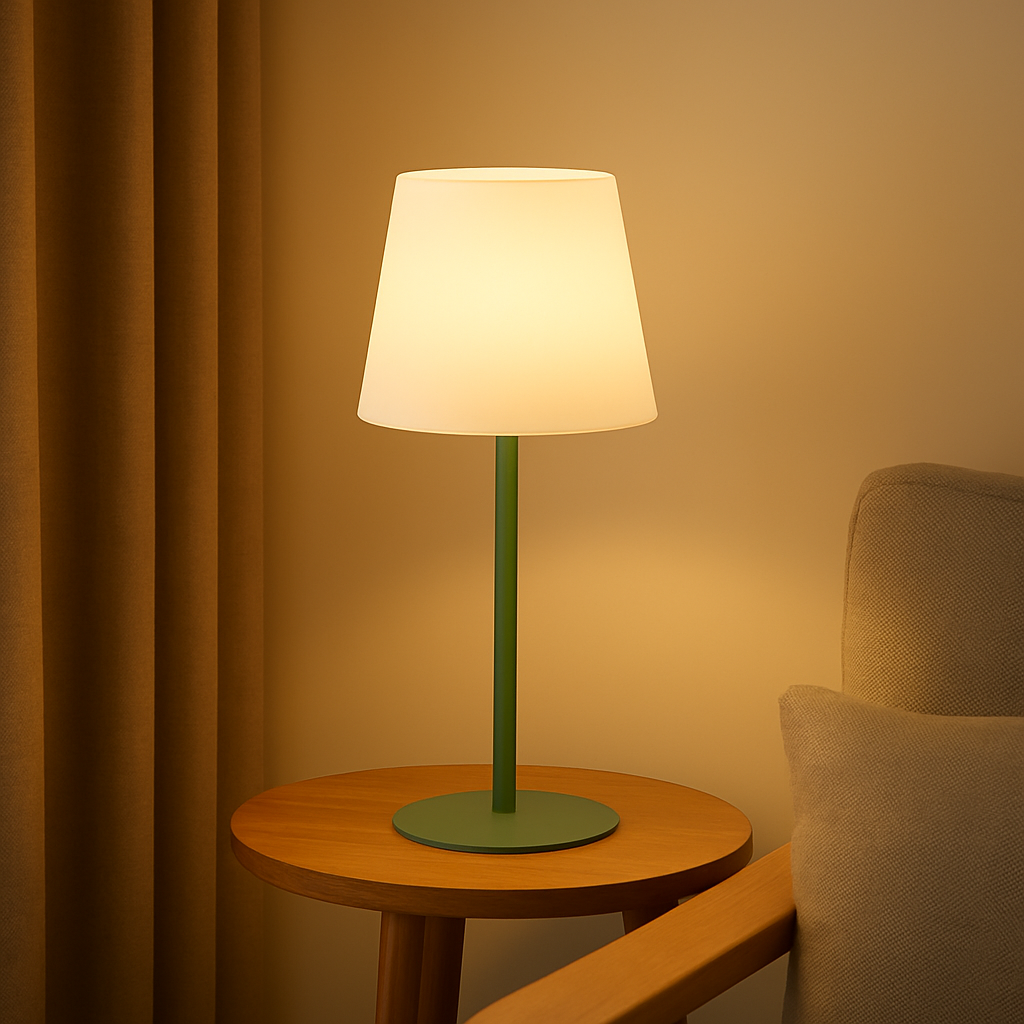 LumiGlow – Kabellose wiederaufladbare Lampe mit einstellbarer warmen Beleuchtung