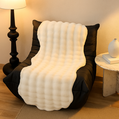 CloudHaven – Ultraweiches Plüschdecke mit rutschfester Rückseite