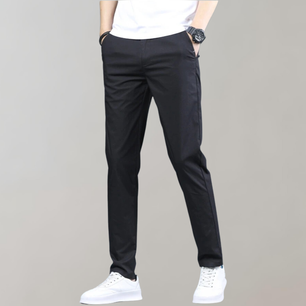 Chinos | Bequem | Elastische Taille | Stretch-Hose | Chino-Hose für Herren
